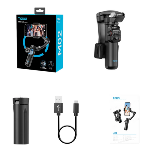 Handheld 3-Axis Smartphone Gimbal Stabilizer with Bluetooth