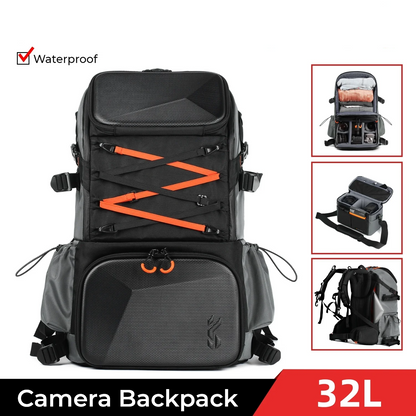 25L Camera Backpack and Sling Bag Waterproof