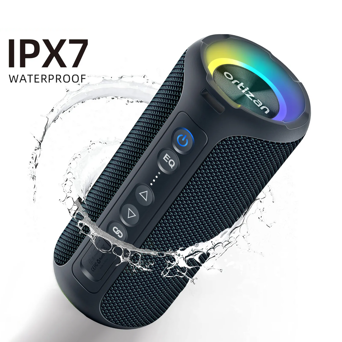 40W Portable Bluetooth Speaker 30Hrs IP7 Waterproof 2 Pack