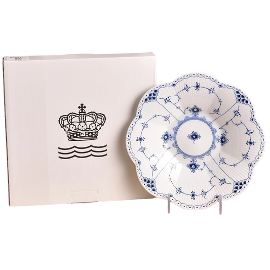 10in Blue Porcelain Teapot Serving Set