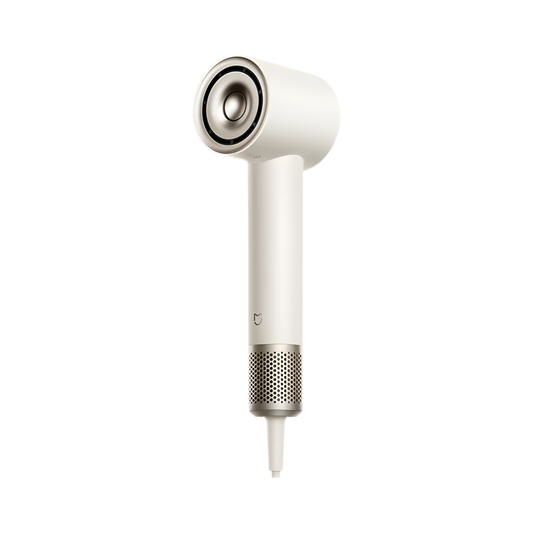 Portable Ionic Hair Dryer with Intelligent Heat Control White