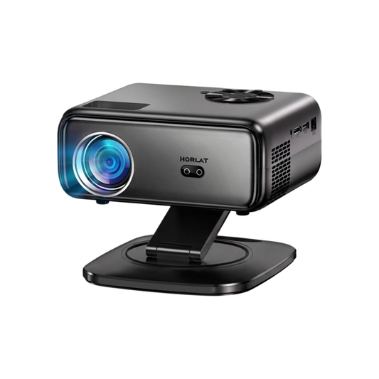 Portable 800 ANSI 1080P Mini Projector WiFi6 with Stand