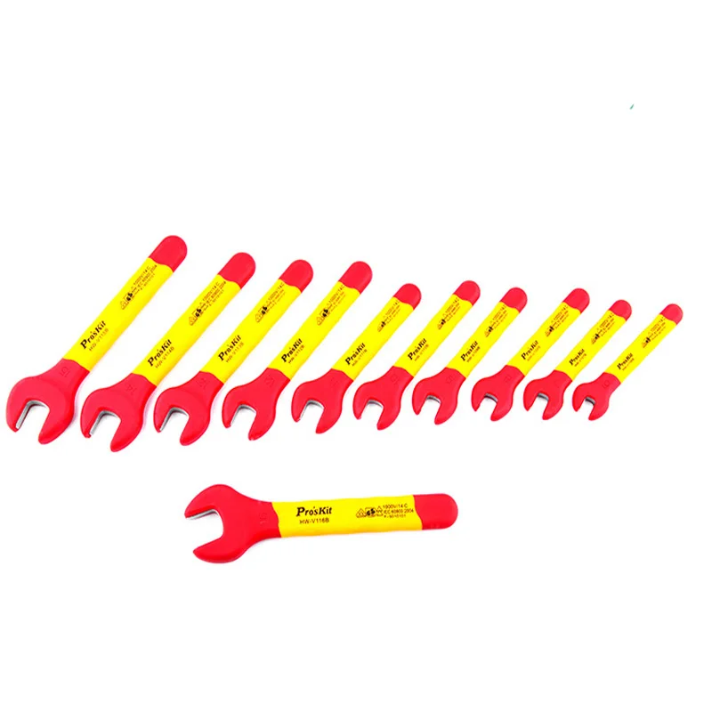 15-Piece Insulated High Voltage Wrench Set 6–24mm