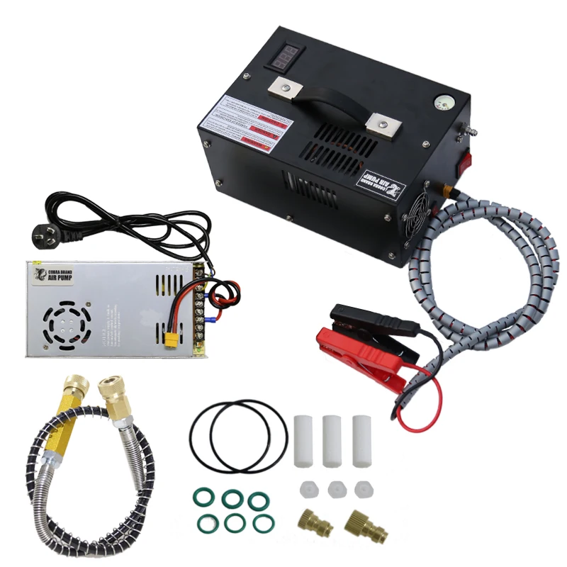 Portable 30MPa Airgun Inflator with 110/220V Transformer