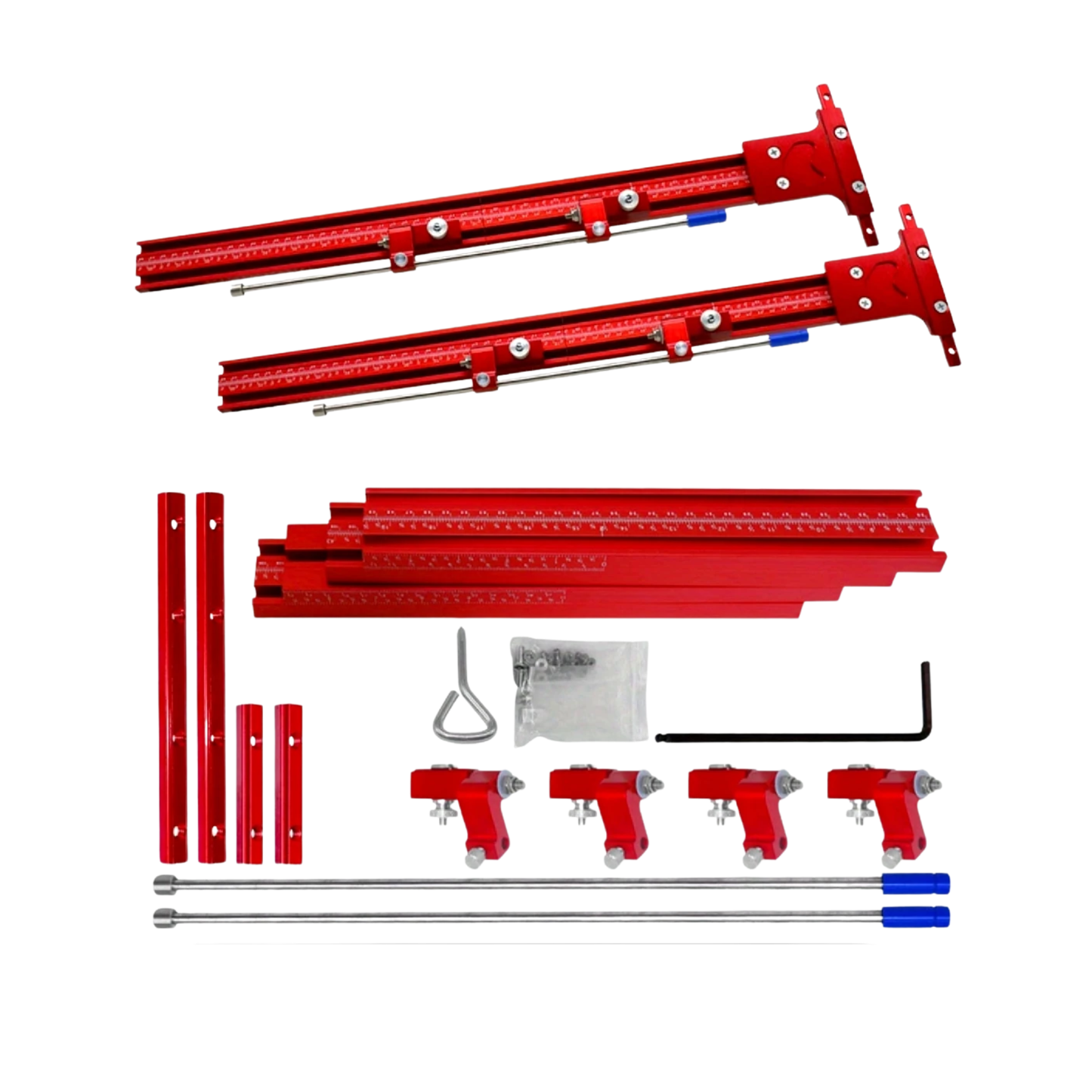Precision Parallel Rail Guide System for Circular Saws