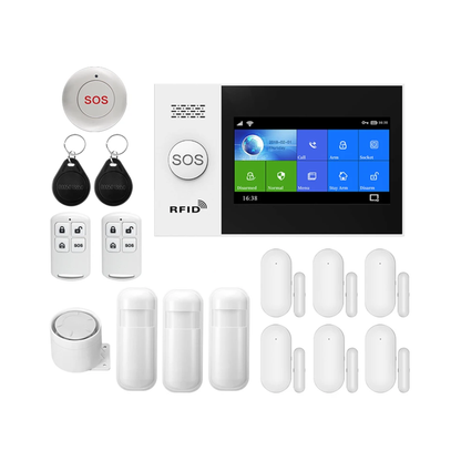 4G Touchscreen Home Security System with WiFi Remote Access