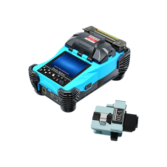 Full-Set Blue Fiber Optic Fusion Splicer Machine