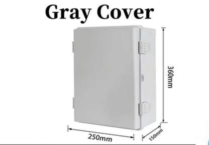 360x250x150mm Grey ABS Junction Box IP67 Waterproof