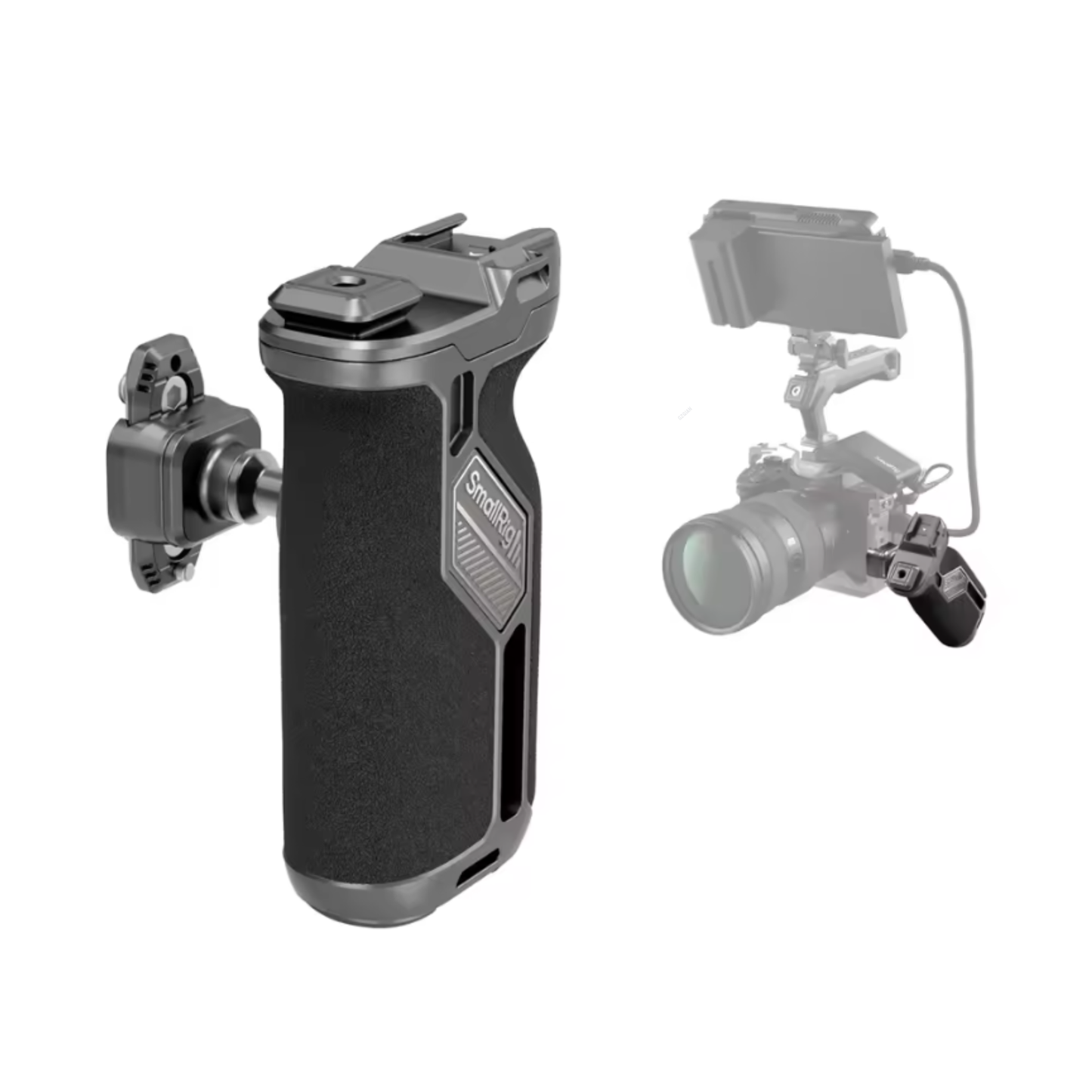 Adjustable DSLR Camera Handle Kit with Rotating Grip