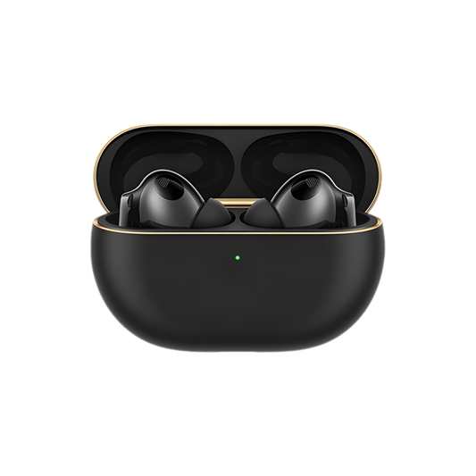 Black True Wireless Earbuds High-Res Sound Noise Cancelling