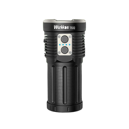 12000lm Rechargeable Flashlight 5000K Dual Switch