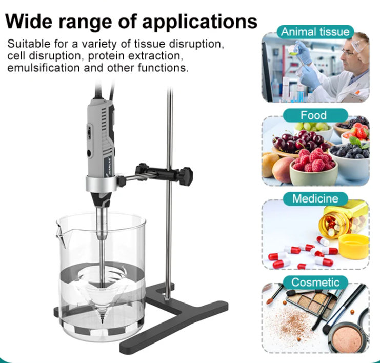 High-Speed Lab Homogenizer Emulsifier Disperser 5000-35000rpm