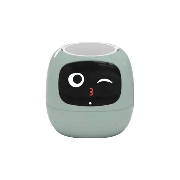 Smart AI Planter Pot with 49 Expressions Green