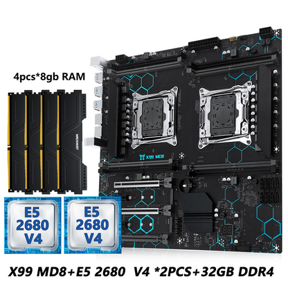 High-Performance X99 Motherboard with C612 Chipset