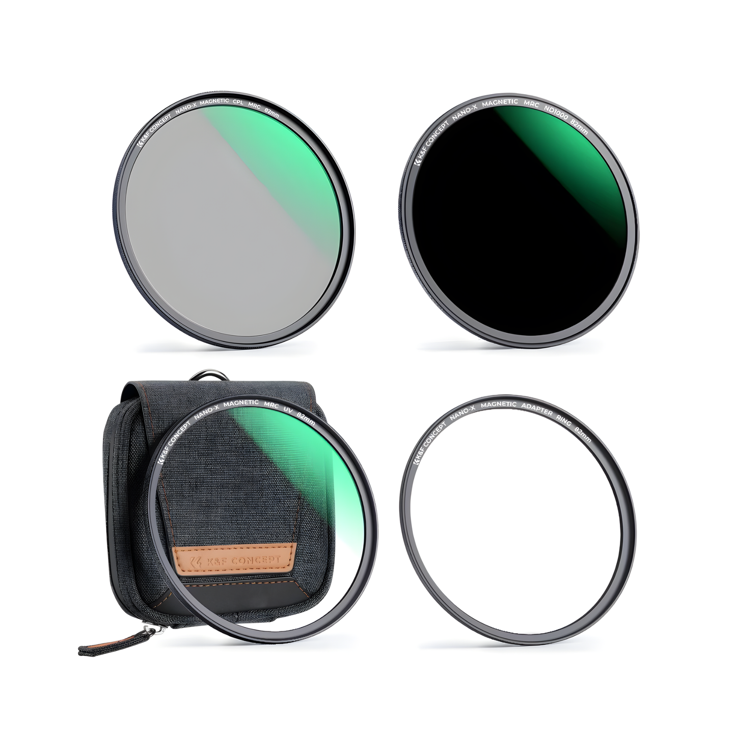 72mm Magnetic Camera Filter Kit Blue ND1000 UV CPL