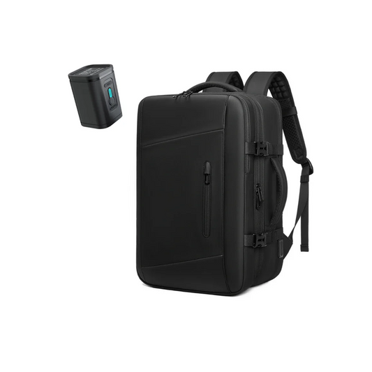 Vacuum Compression Travel Laptop Backpack 17 Inch with Pump