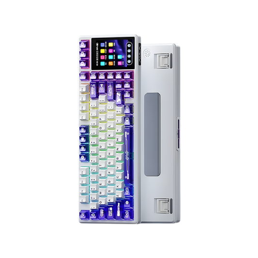 RGB Mechanical Keyboard with Display Screen and Bluetooth Mode