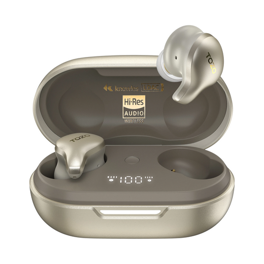 Wireless Bluetooth Earbuds with Hi-Res Sound and ANC