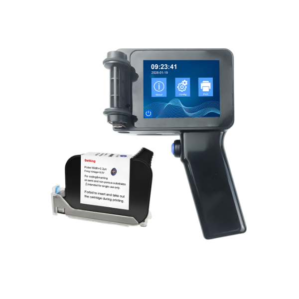 Portable Handheld Inkjet Printer for Text QR Barcode Coding