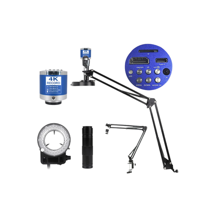 48MP 4K Digital Microscope with 150X Zoom and HDMI Output