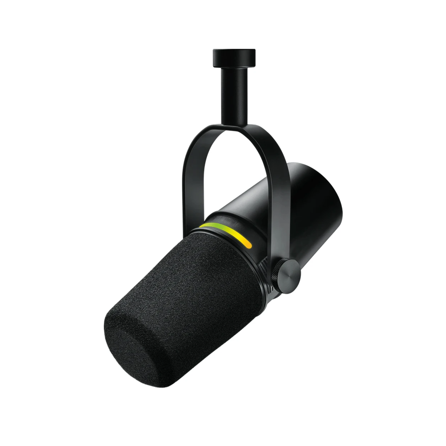 Dynamic Podcast Microphone with USB-C XLR and LED Panel
