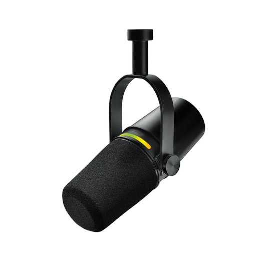 Dynamic Podcast Microphone with USB-C XLR and LED Panel