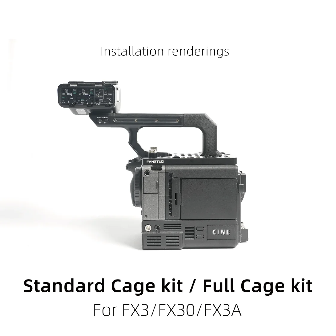 Sony FX3 Full Camera Cage Kit with Cineback