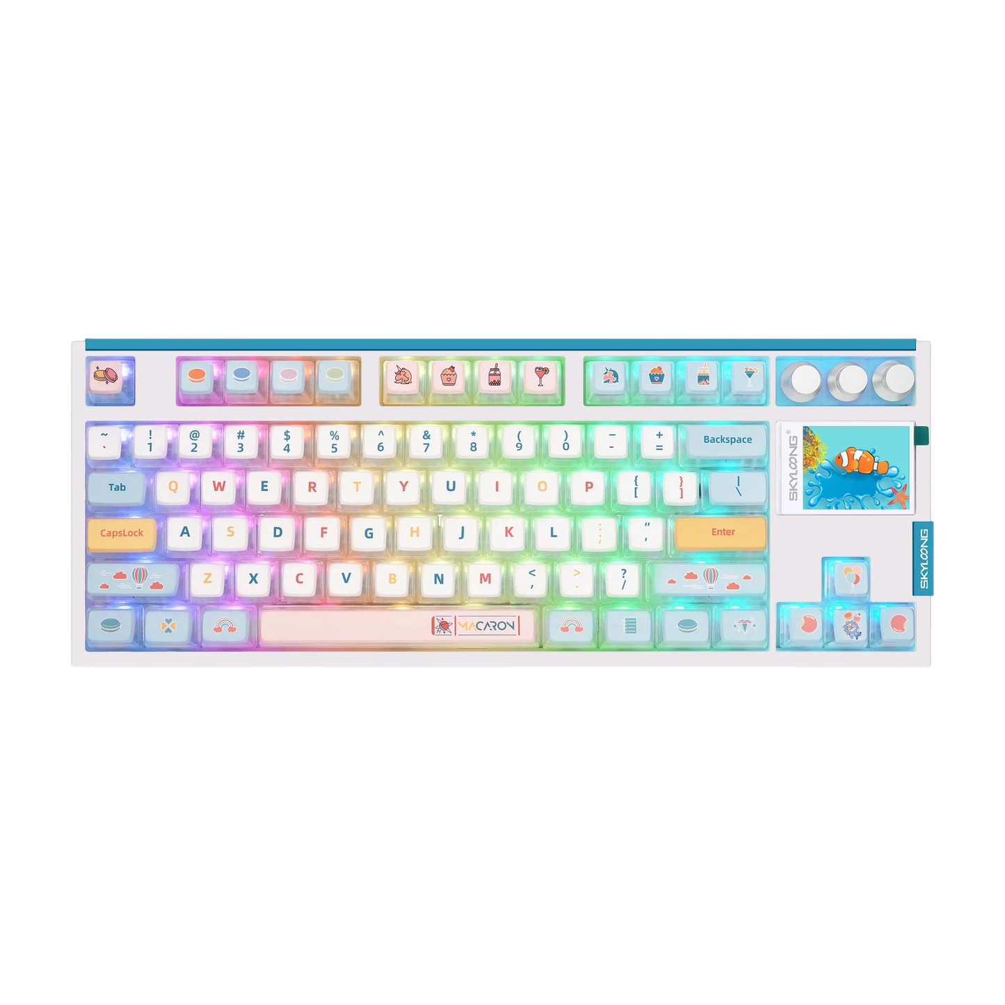RGB Wireless Mechanical Keyboard Hot-Swappable 8000Hz