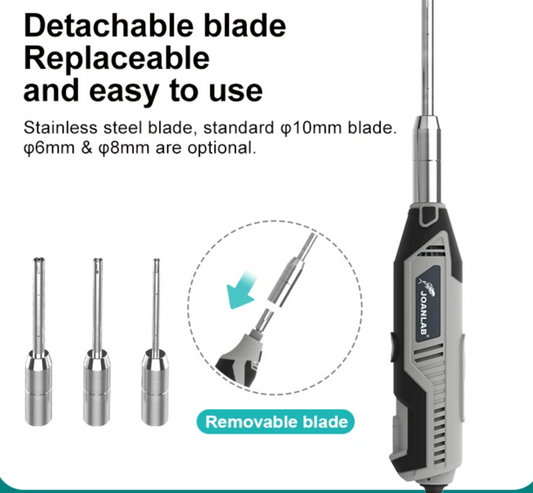 Handheld 6mm Lab Cell Mixer High-Speed Emulsifier