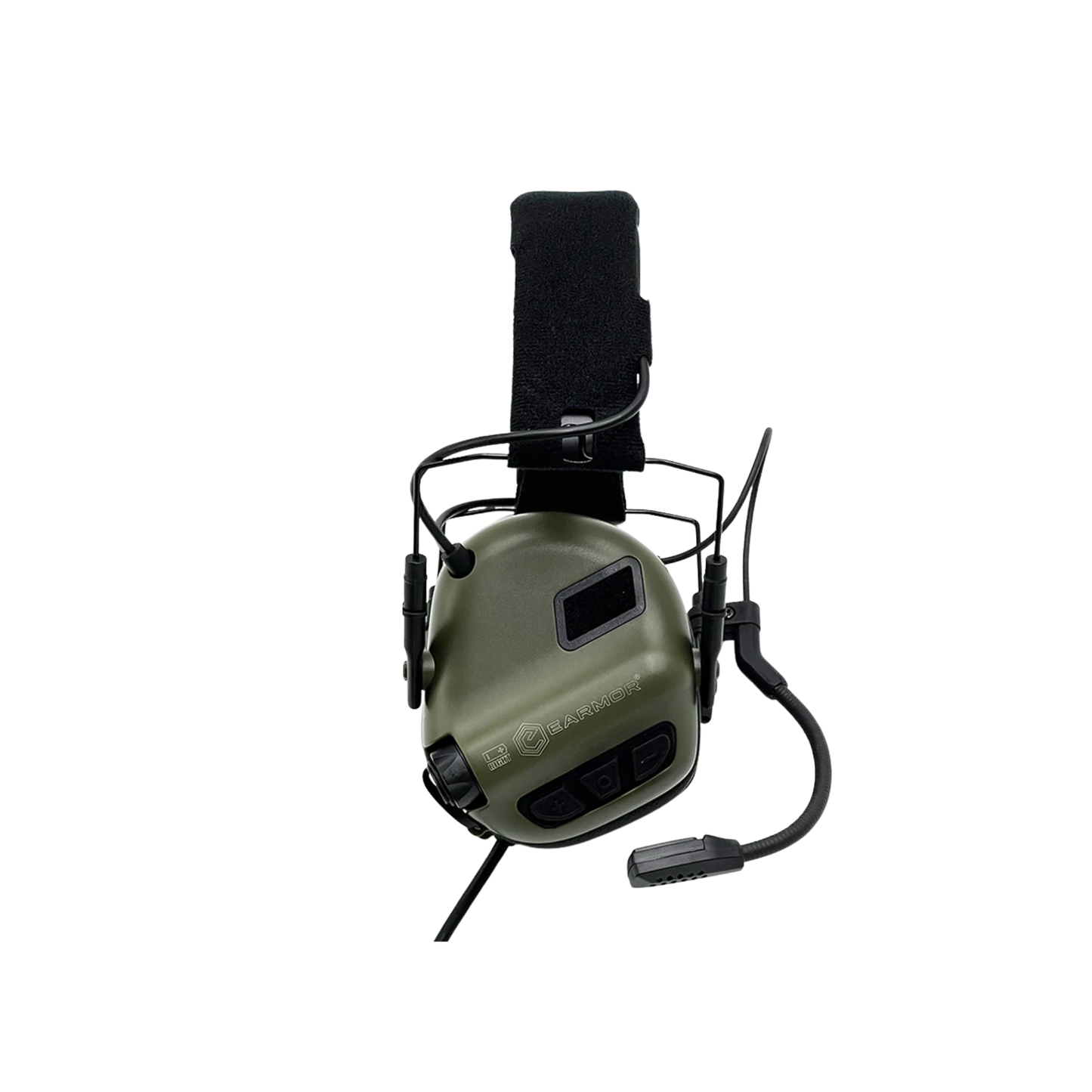 Tactical Noise Reduction Shooting Earmuffs with Helmet Rail Adapter