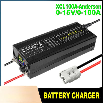 12V 100A LiFePO4 Battery Charger with LCD Control