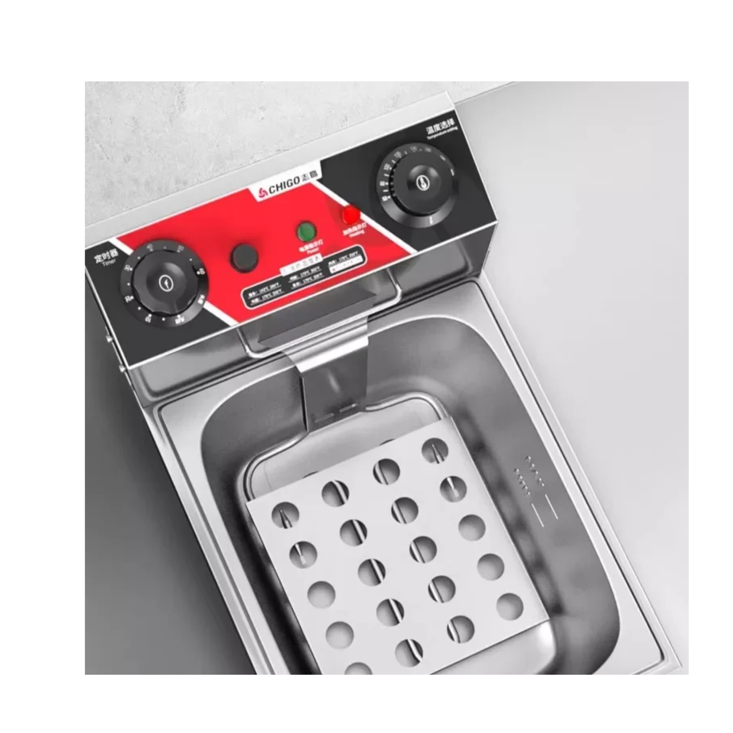 10L Dual Tank Electric Deep Fryer Commercial Kitchen