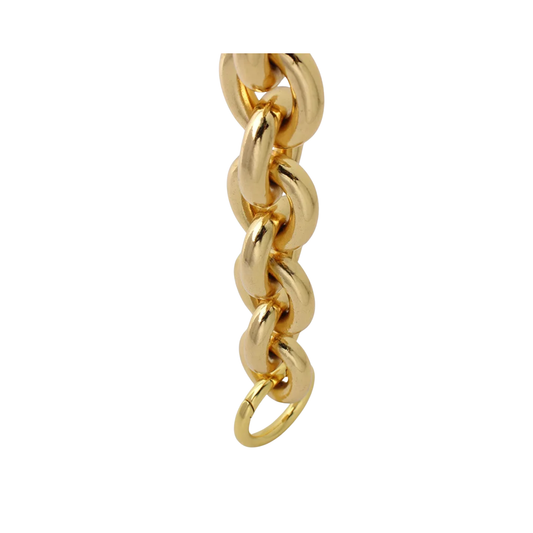 Gold Lightweight Handbag Chain Strap 110cm 5 Pieces