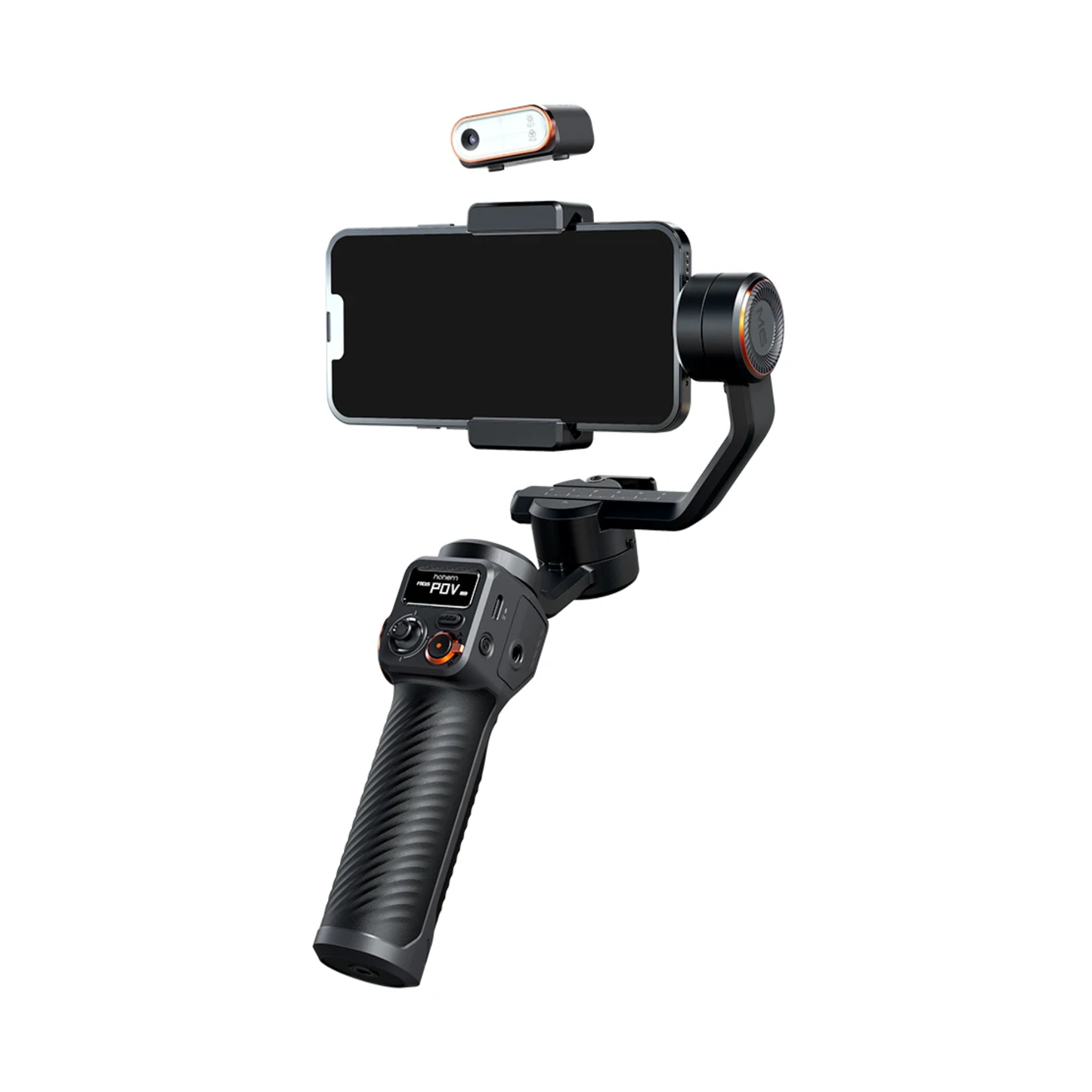 Smartphone Gimbal with 3-Axis Stabilization and Lights