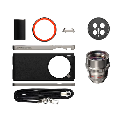 Magnetic Phone Camera Cage Kit with 2X Telephoto Lens