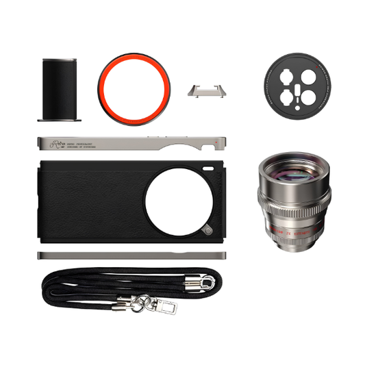 Magnetic Phone Camera Cage Kit with 2X Telephoto Lens