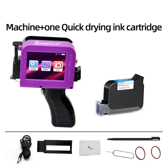 Portable Handheld Inkjet Label Printer for Text and Dates