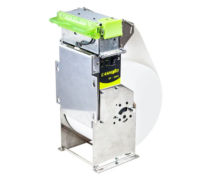 Vertical Thermal Kiosk Ticket Printer Green Bezel 80mm