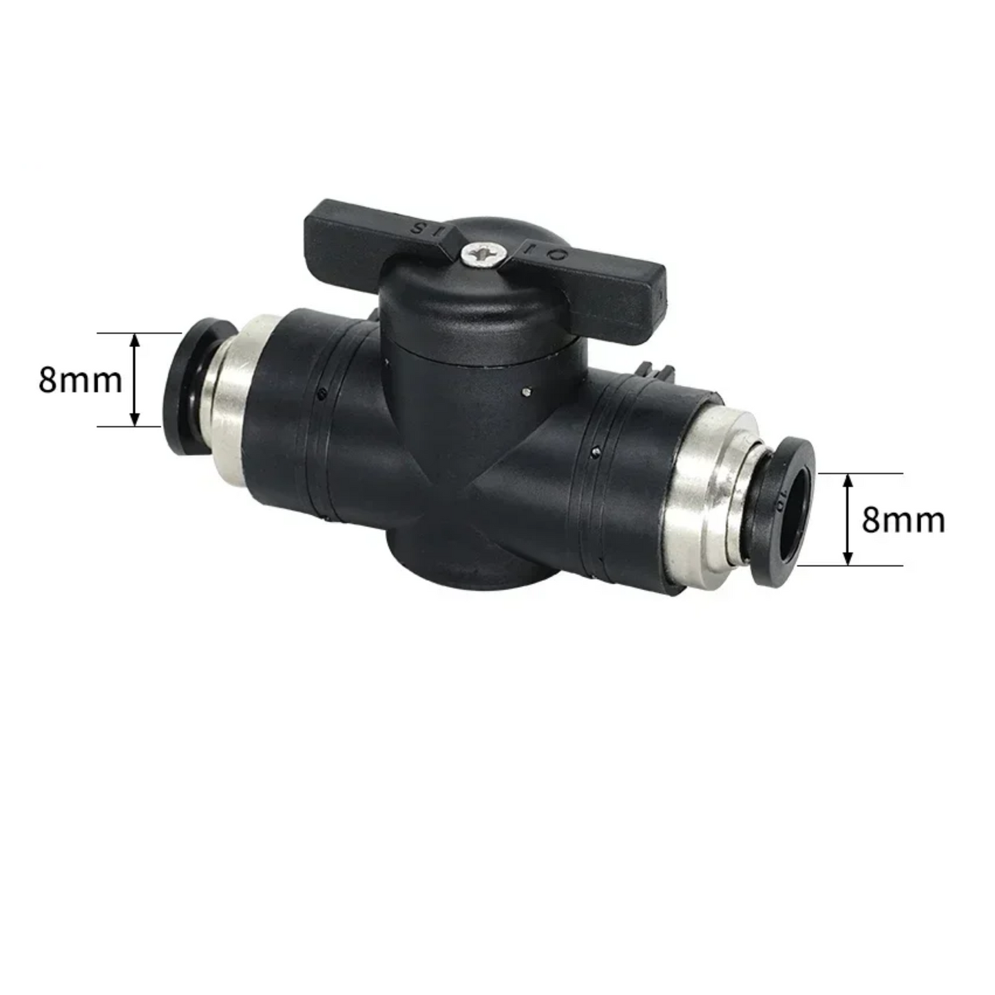 8mm Manual Ball Valve Pneumatic Connector 50pcs