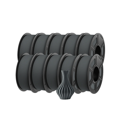 Non-Toxic Gray PETG Filament 1.75mm 10 Pack