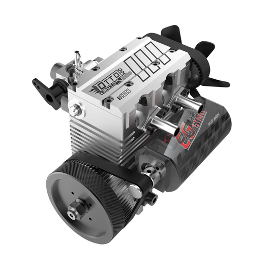 Twin Cylinder 4 Stroke Nitro Engine DIY Model Kit