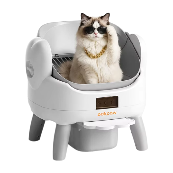 Quiet Smart Self-Cleaning Cat Litter Box with App Control