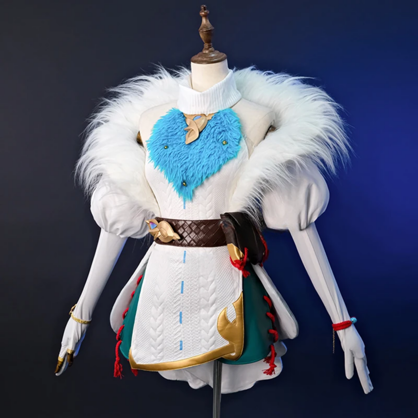 Aurora Cosplay Costume Full Set with Hat and Accessories