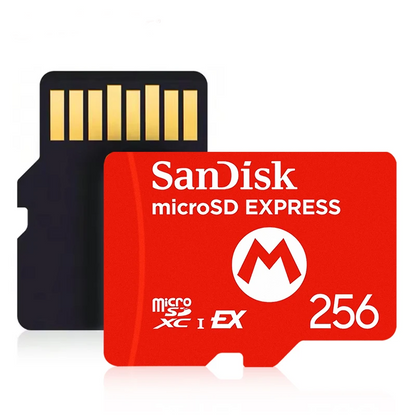 SanDisk 256GB microSD Express Memory Card for Switch 2 Ultra Fast
