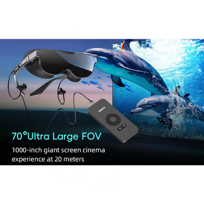 AR Smart Glasses 1080P OLED 400 Inch Virtual Display