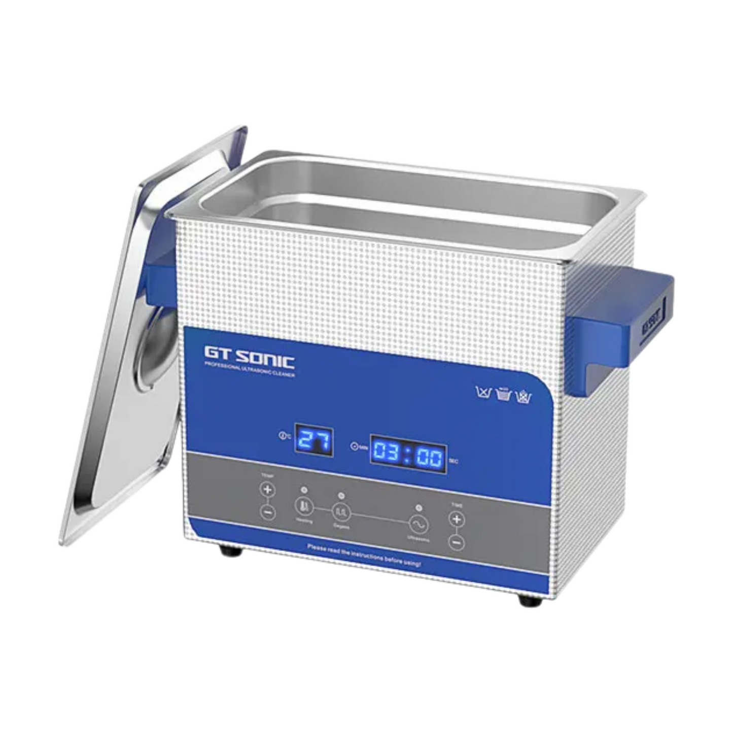 Portable 3L Ultrasonic Cleaner with Digital Controls