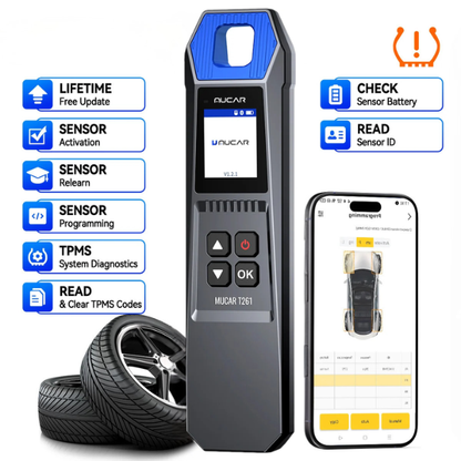 TPMS Sensor Activator & Programming Tool for Car Diagnostics