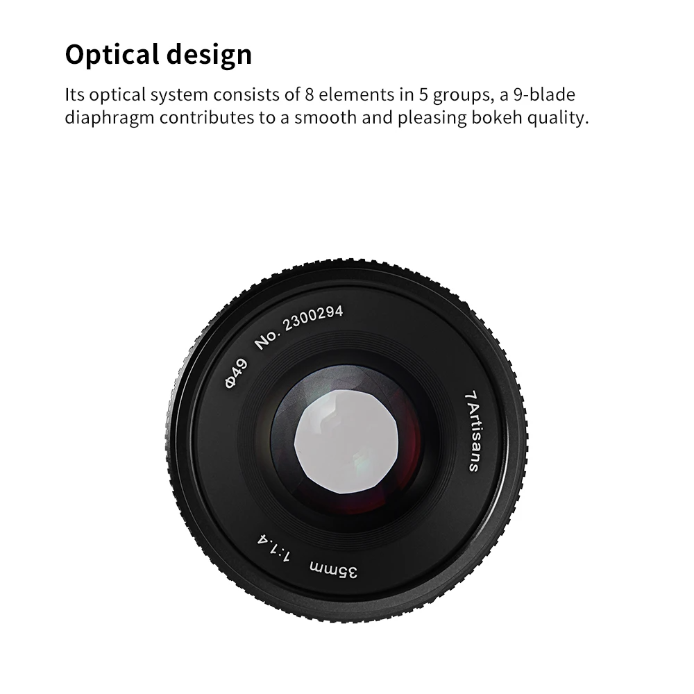 Compact 35mm F1.4 Portrait Lens for Fujifilm X Mount