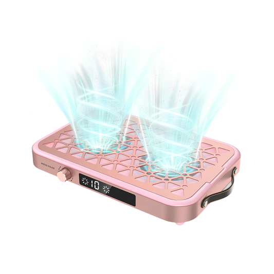 Nail Dust Vacuum 10 Speed Dual Fan Collector Pink