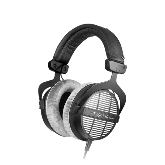 Gray 250 Ohm Studio Headphones for Mixing & Mastering